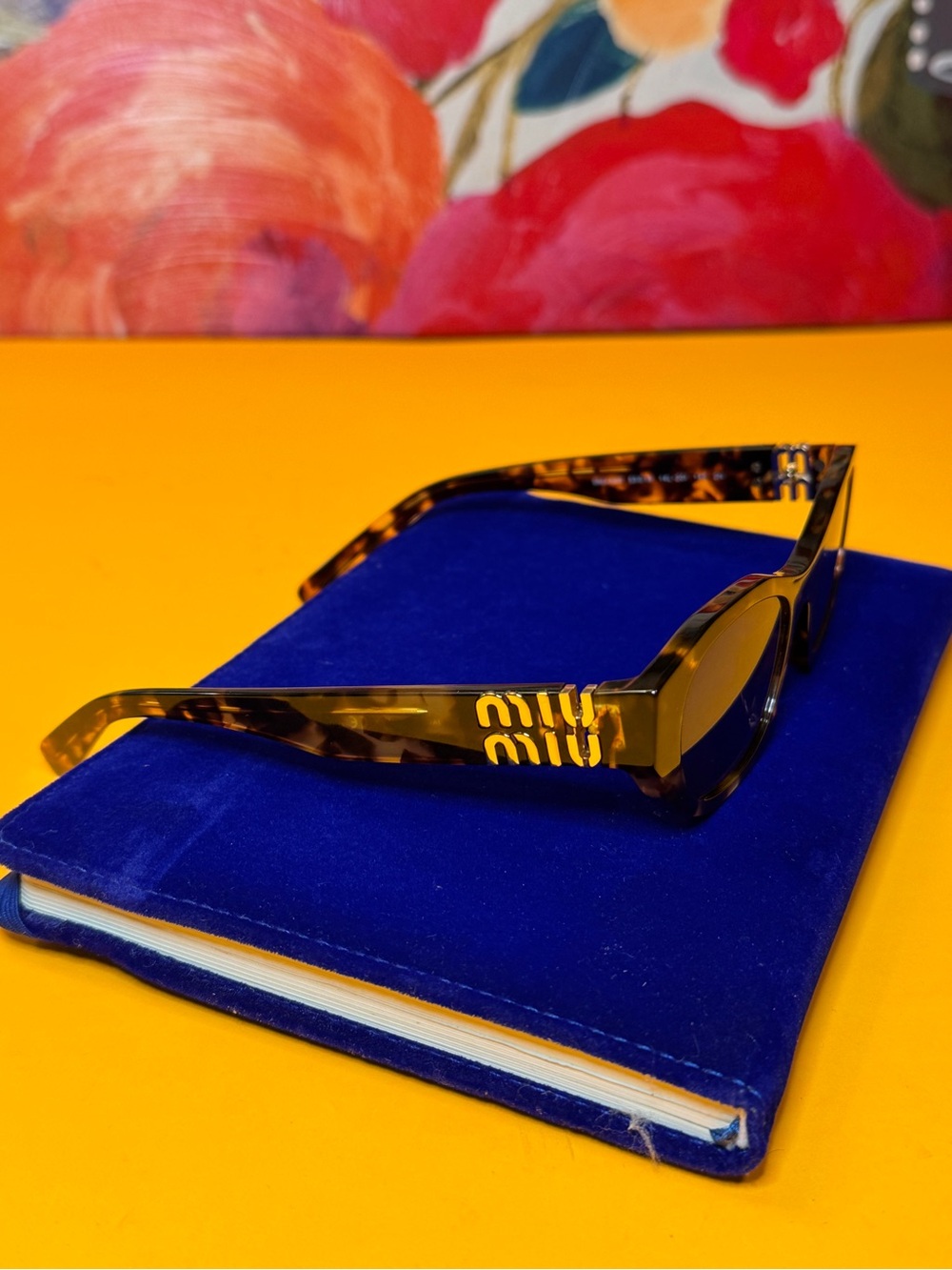 Miu Miu Tortoiseshell Sunglasses - Brown